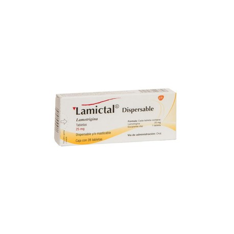 LAMICTAL (LAMOTRIGINA) TAB MASTICABLES 25MG C28