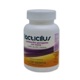 LACTICILUS (LACTOBACILLUS SPOROGENES Y AVENA) TAB C100