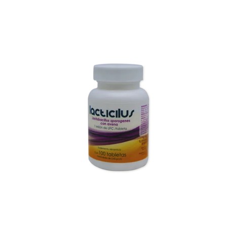 LACTICILUS (LACTOBACILLUS SPOROGENES Y AVENA) TAB C100