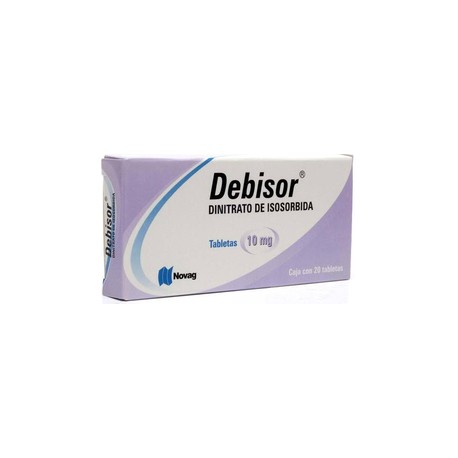 DEBISOR (DINITRATO DE ISOSORBIDA) TAB 10MG C20