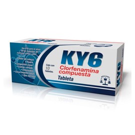 KY6 (CLORFENAMINA COMPUESTA) TAB 500MG C10