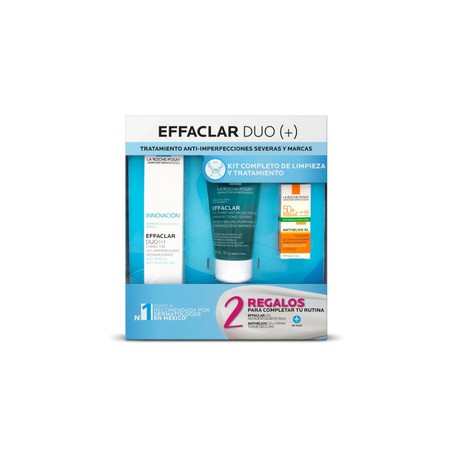 KIT EFFACLAR DUO+MICROEXFOLIANTE+ FPS50 ANTHELIOS TOQUE SECO