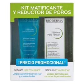 KIT BIODERMA SEBIUM PORE REFINER +SEBIUM GEL 100ML