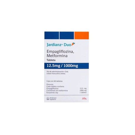 JARDIANZ DUO (EMPAGLIFLOFINA/METFORMINA) 12.5MG/1000MG C60