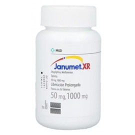 JANUMET XR (SITAGLIPTINA/METFORMINA) TAB 50MG/1000MG C56