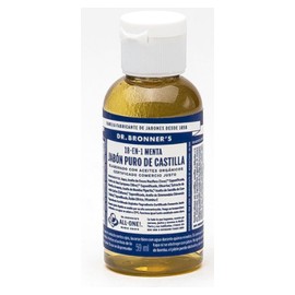 JABON DE CASTILLA MENTA 59ML DR BRONNER´S