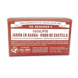 JABON DE CASTILLA BARRA EUCALIPTO 140G DR BRONNER´S