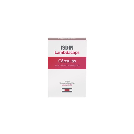 ISDIN LAMBDACAPS (SUP ALIM) CAP 584MG C30