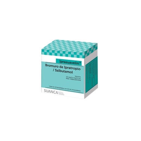 IPRASUAVELIN (BROMURO DE IPRATOPIO/SALBUTAMOL) SOL NEB 0.5/20.5ML C10