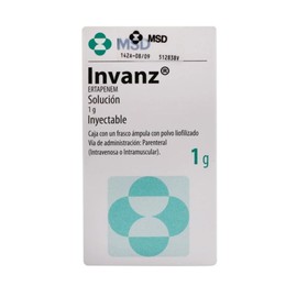 INVANZ (ERTAPENEM) FCO AMP 1G C1