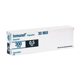 INMUNEF (FILGRASTIM) JGA 300MCG C5