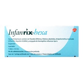 INFANRIX HEXA (VAC HEXAVALENTE) JGA 0.05ML C1