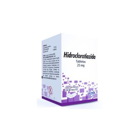 HIDROCLOROTIAZIDA TAB 25MG C20 ULTRA