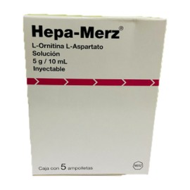HEPA-MERZ (L-ORNITINA/L-ASPARTATO) AMP 5/10ML C5