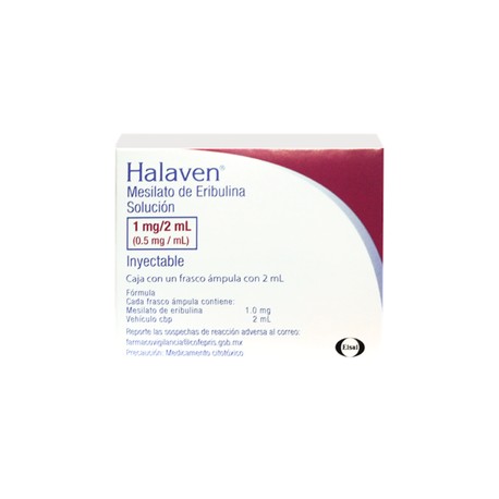 HALAVEN (MESILATO DE ERIBULINA) AMP 1MG/ML