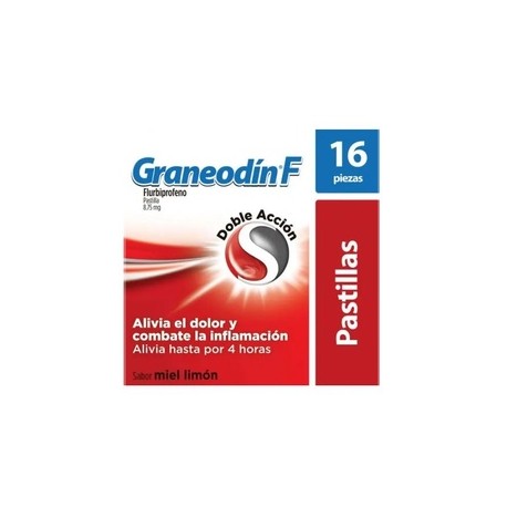 GRANEODIN F MIEL LIMON (FLURBIPROFENO) TAB 8.5MG C16