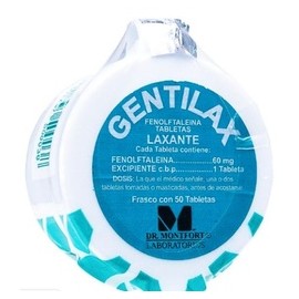 GENTILAX (FENOLFTALEINA) TAB 60MG C50