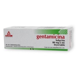 GENTAMICINA AMP 80MG/2ML C1 AMSA