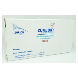 ZUREBID (MICOFENOLATO DE MOFETILO) COMP 500MG C50