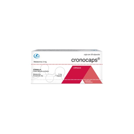 CRONOCAPS (MELATONINA) CAP 3MG C30