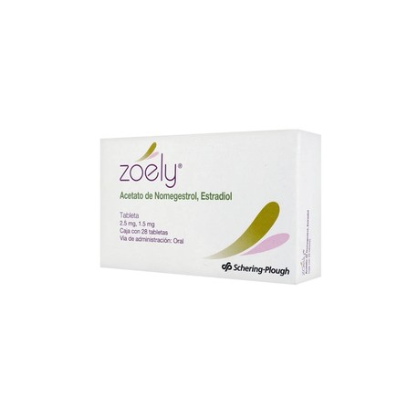 ZOELY (ACETATO DE NOMEGESTROL/ESTRADIOL) 2.5/1.5MG C28