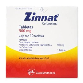 ZINNAT (CEFUROXIMA) TAB 500MG C10