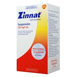 ZINNAT (CEFUROXIMA) SUSP 250MG/5ML 50ML C1