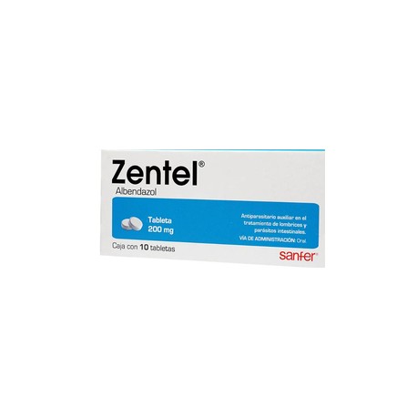 ZENTEL (ALBENDAZOL) TAB 200MG C10