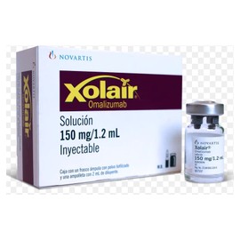 XOLAIR (OMALIZUMAB) FCO AMP 150MG/1.2ML