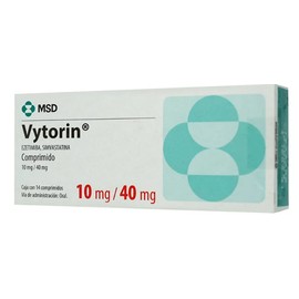 VYTORIN (EZETIMIBA/SIMVASTATINA) COMP 10MG/40MG C14