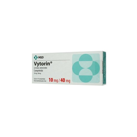 VYTORIN (EZETIMIBA/SIMVASTATINA) COMP 10MG/40MG C14