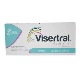 VISERTRAL (CETIRIZINA) TAB 10MG C10