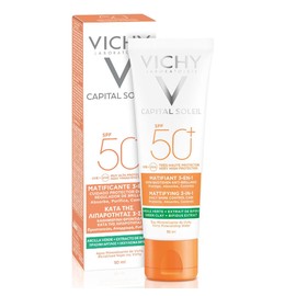 VICHY CAPITAL SOLEIL MATIFICANTE 3 EN 1 FPS50+ 50ML
