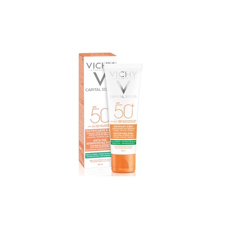 VICHY CAPITAL SOLEIL MATIFICANTE 3 EN 1 FPS50+ 50ML