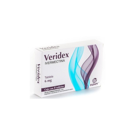 VERIDEX (IVERMECTINA) TAB 6MG C4