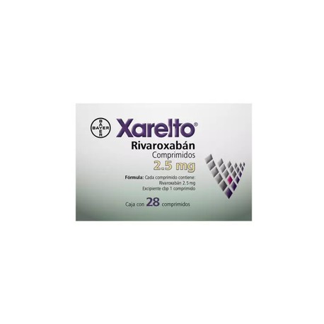 XARELTO (RIVAROXABAN) COMP 2.5MG C28