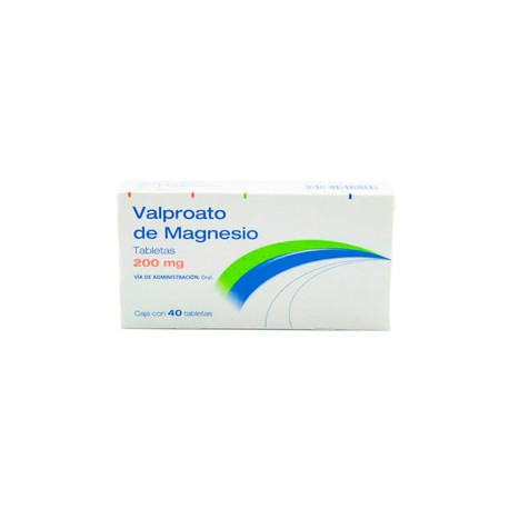 VALPROATO DE MAGNESIO TAB 200MG C40
