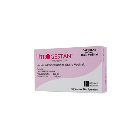 UTROGESTAN (PROGESTERONA) CAP 100MG C30