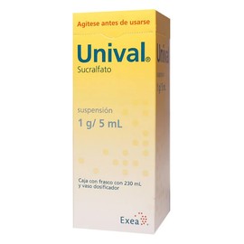 UNIVAL (SUCRALFATO) SUSP 1G/5ML 230ML