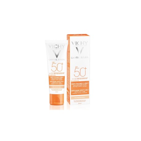 VICHY IDEAL SOLEIL 50FPS+SPOTS ANTIMANCHAS COLOR 50ML