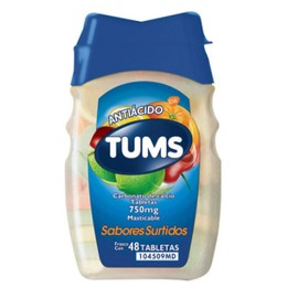 TUMS (CARBONATO DE CALCIO) TAB 750MG C48