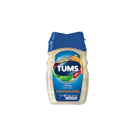 TUMS (CARBONATO DE CALCIO) TAB 750MG C48