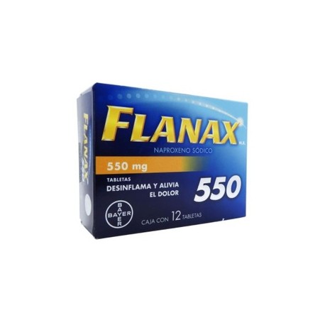 FLANAX (NAPROXENO) TAB 550MG C12