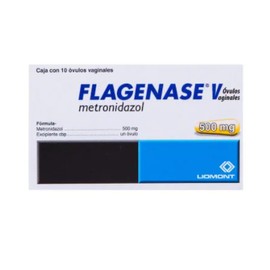 FLAGENASE V (METRONIDAZOL) OV 500MG C10