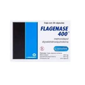 FLAGENASE 400 (METRONIDAZOL/DIYODOHIDRO) TAB C30