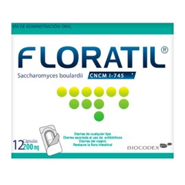 FLORATIL (SACCHAROMYCES BOULARDII) CAP 200MG C12