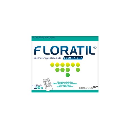 FLORATIL (SACCHAROMYCES BOULARDII) CAP 200MG C12