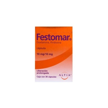 FESTOMAR (DOXILAMINA/PIRIDOXINA) CAP 10/10MG C30