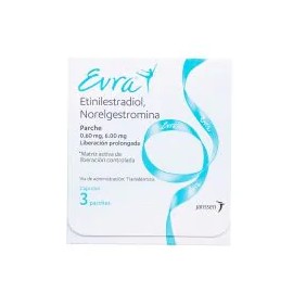 EVRA (ETINILESTRADIOL/NORELGESTROMINA) PARCHE 0.60MG/6MG C3