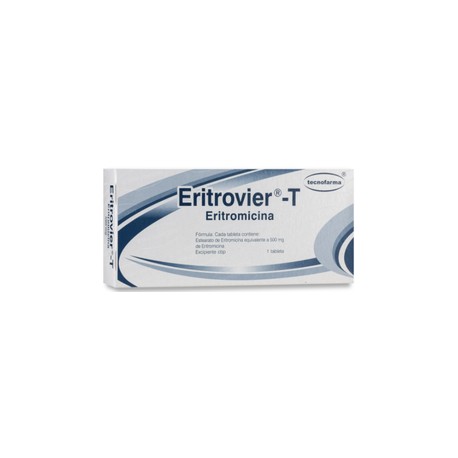 ERITROVIER-T (ERITROMICINA) TAB 500MG C20